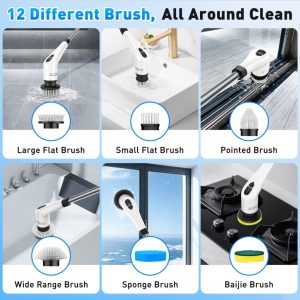 12 in 1 electric cleaning brush2