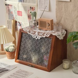 flip top wooden desktop storage box for groceries3