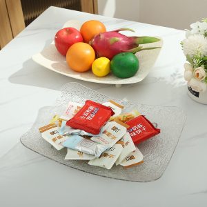 high quality appearance fruit plate with glacier pattern3