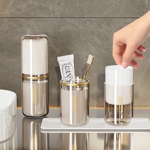 traveling wash cup, portable mouthwash cup